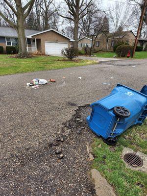 Trash company trashes neighborhood