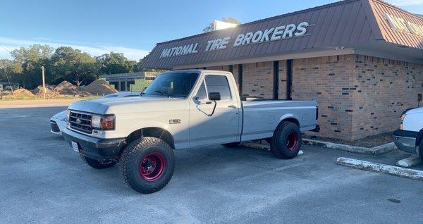 My truck with new tires