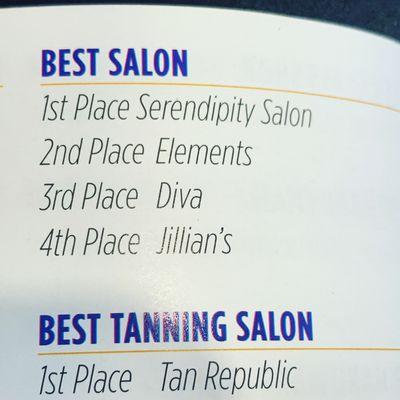 Voted best salon in Lincoln city! I'm blown away, I have such amazing clients.