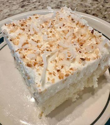 Coconut cake.