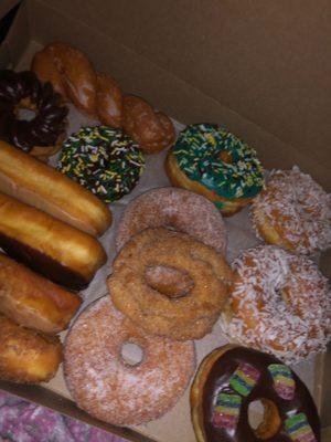 My favorite yum yum location. The 2 lady's working the front are always very sweet and even throw in extra donuts each time!! (: