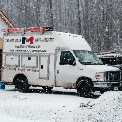 There's SNOW business like the HVAC business!