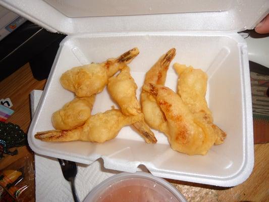 Fried Jumbo shrimp..MmmMmm