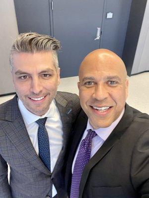 PN Lawyers meets with Senator Cory Booker to discuss Greek-American Policy.