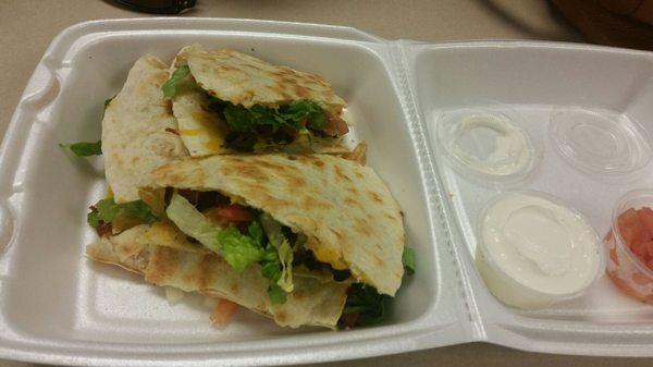 steak quesadilla to go