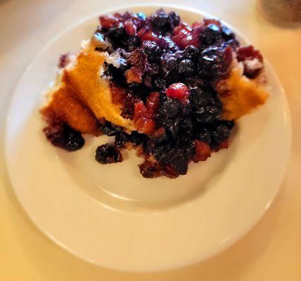 Wurlitzer Events Wild West BBQ Dinner Series Fried Fruit Cobbler