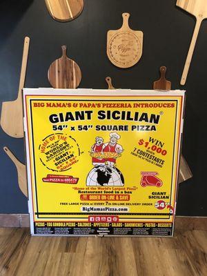 Giant Sicilian (54" x 54")