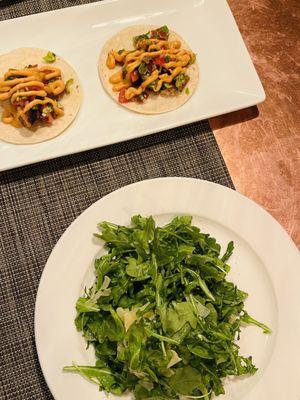 Healthy Fish Tacos & Salad!