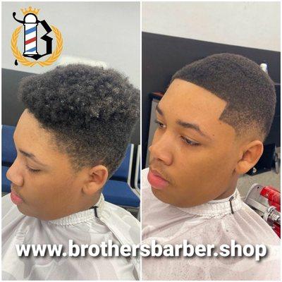 Schedule your appointment online at WWW.BROTHERSBARBER.SHOP