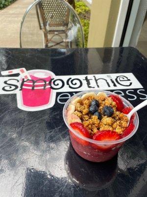 Acai Bowl outdoor seating