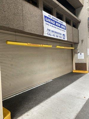 This is what the parking garage looked like after I paid to park here the night prior to arriving. What a scam of a company.