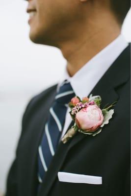 Boutonniere (photo by Jessica Kettle Photography)