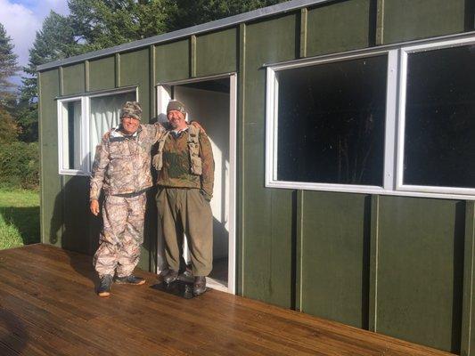 That's a Maori Guide meet Mr Bevin in his Lodge!