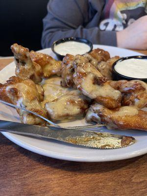 Honey mustard wings