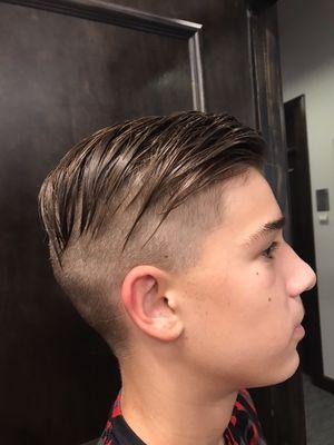 Edgy men's haircut