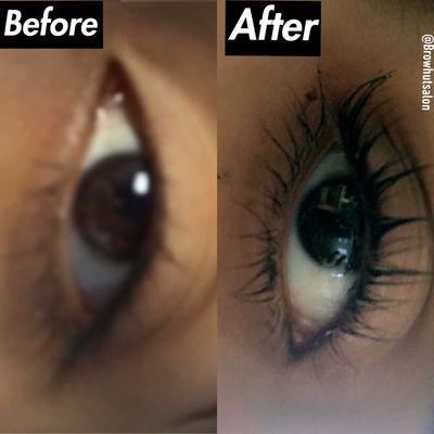 Lash perming/tinting