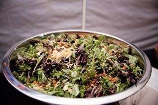 mixed greens, roasted sweet potato, candied pecans, toasted faro, shaved manchego