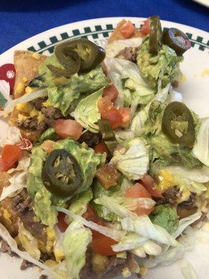 Super nachos (partially eaten)