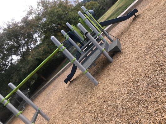 The hidden gym park nested