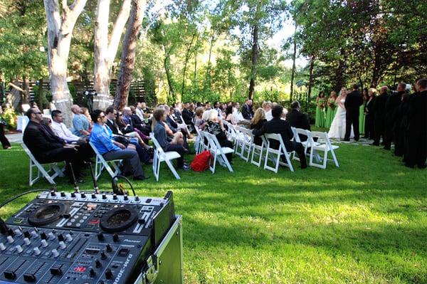 Wedding Ceremony - Chair Rentals - Sound System