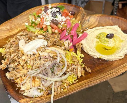 Chicken Shawarma plate