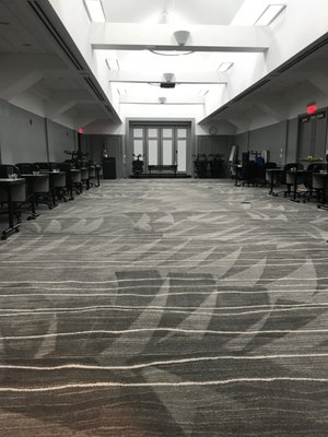 The Chauncey Hotel in Princeton. Picture of the Conference Room after Oxi clean