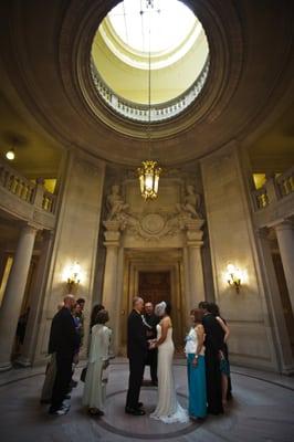 the Rotunda at the San Francisco City Hall 9/4/12