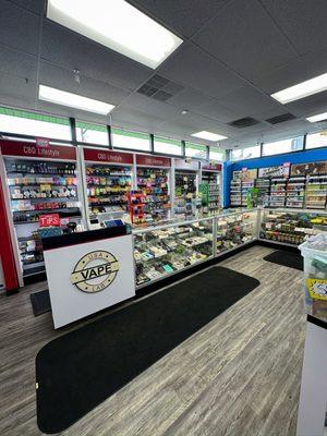 The interior of the House of Vapes Smoke Shop  store in Salt Lake City .