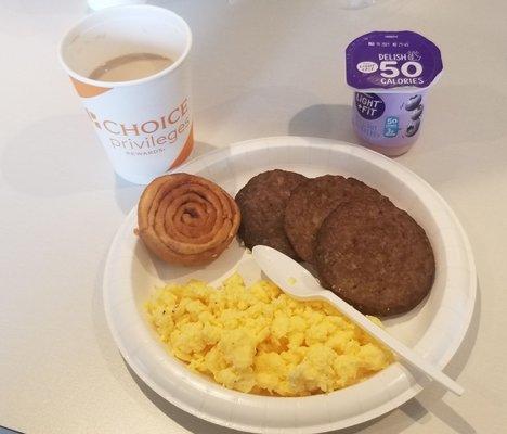 Sleep Inn Bowling Green, Kentucky sit down breakfast.