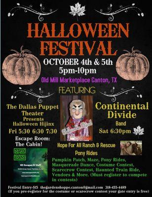 The best Halloween Festival around!