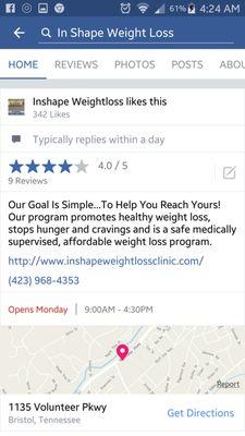 In Shape Weight Loss Clinic