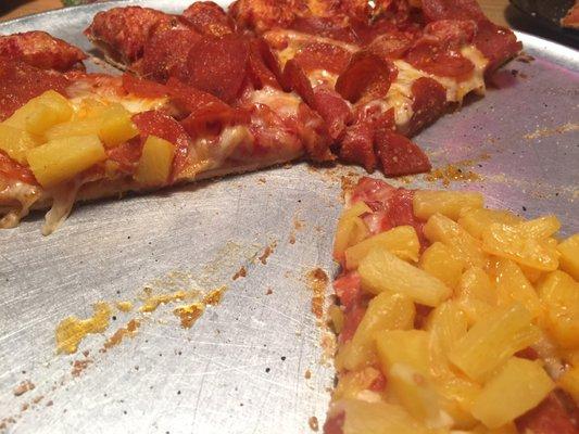 Pepperoni & pineapple