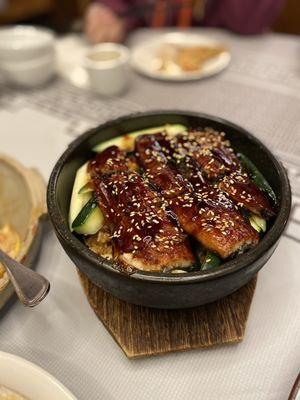 Baked Eel Rice In Hot Pot