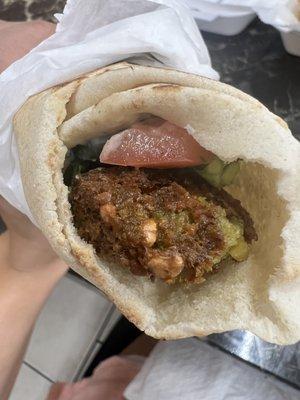 Falafel sandwich