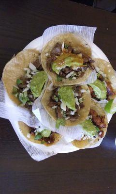 Yummy!!!!!! .99 cents adobada and carne asada tacos