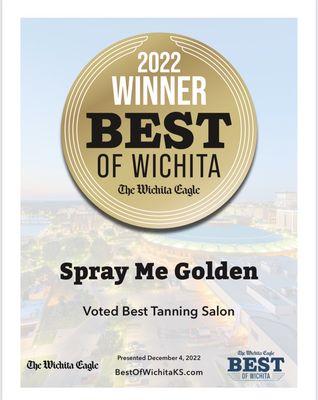 Thank you Wichita for your votes! We are beyond thankful and honored!!