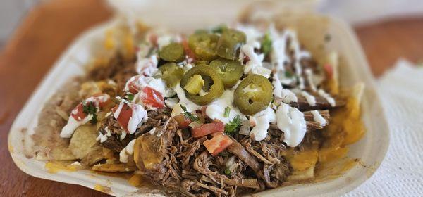 Birria nachos