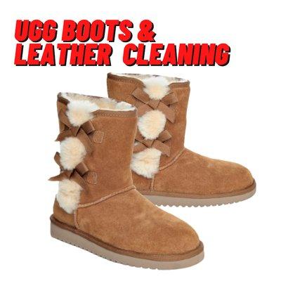 Ugg boat cleaning including sheep rugs and leather garments