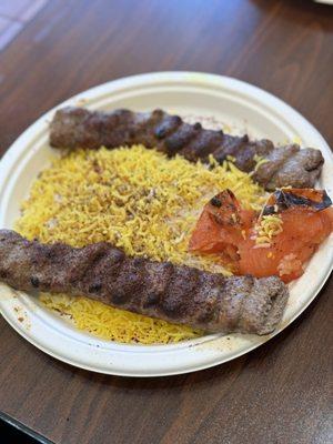 Kabab Koobideh Platter