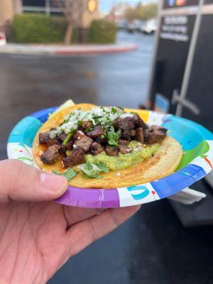 Carne asada taco