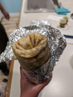 Solid al pastor burrito