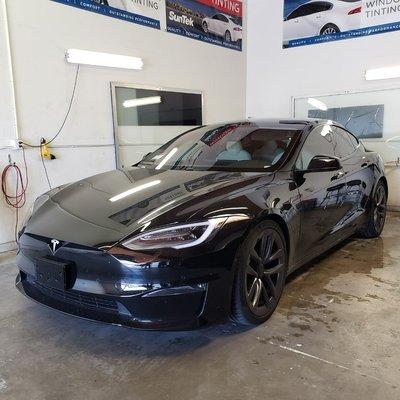 #2021tesla model s professional windowtint suntekfilms