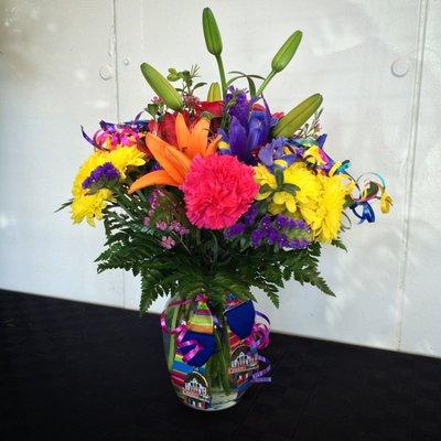 Fiesta Vase Arrangement