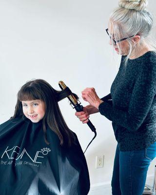 Children's haircuts by Terri Berg