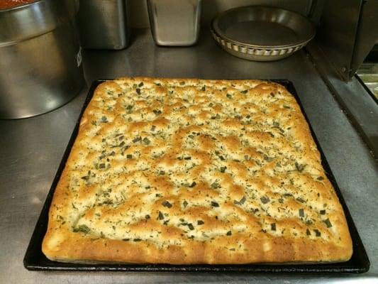 Freshly baked Focaccia