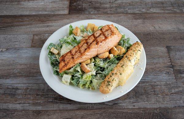 Grilled Salmon Caesar Salad