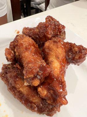 Honey BBQ wings