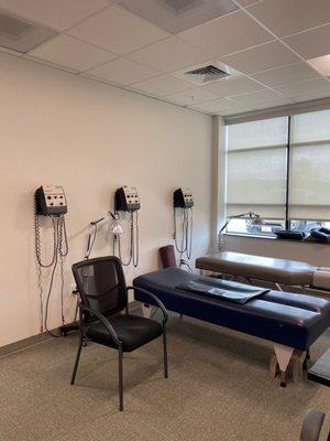 Relaxing treatment rooms for your therapies