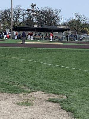 View of high school field