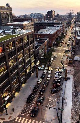 Sunset down Fulton Market